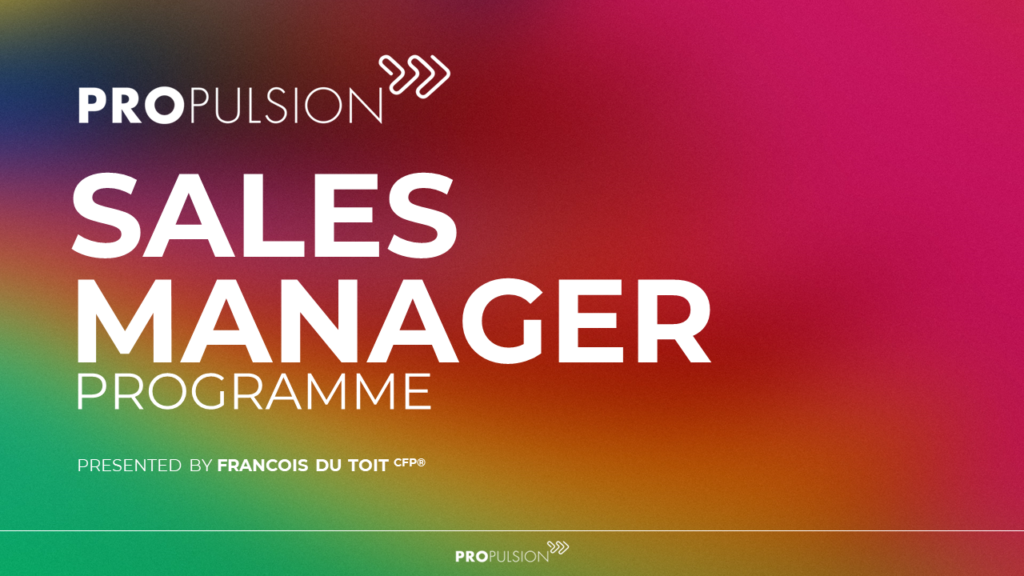 PROpulsion Sales Manager Programme